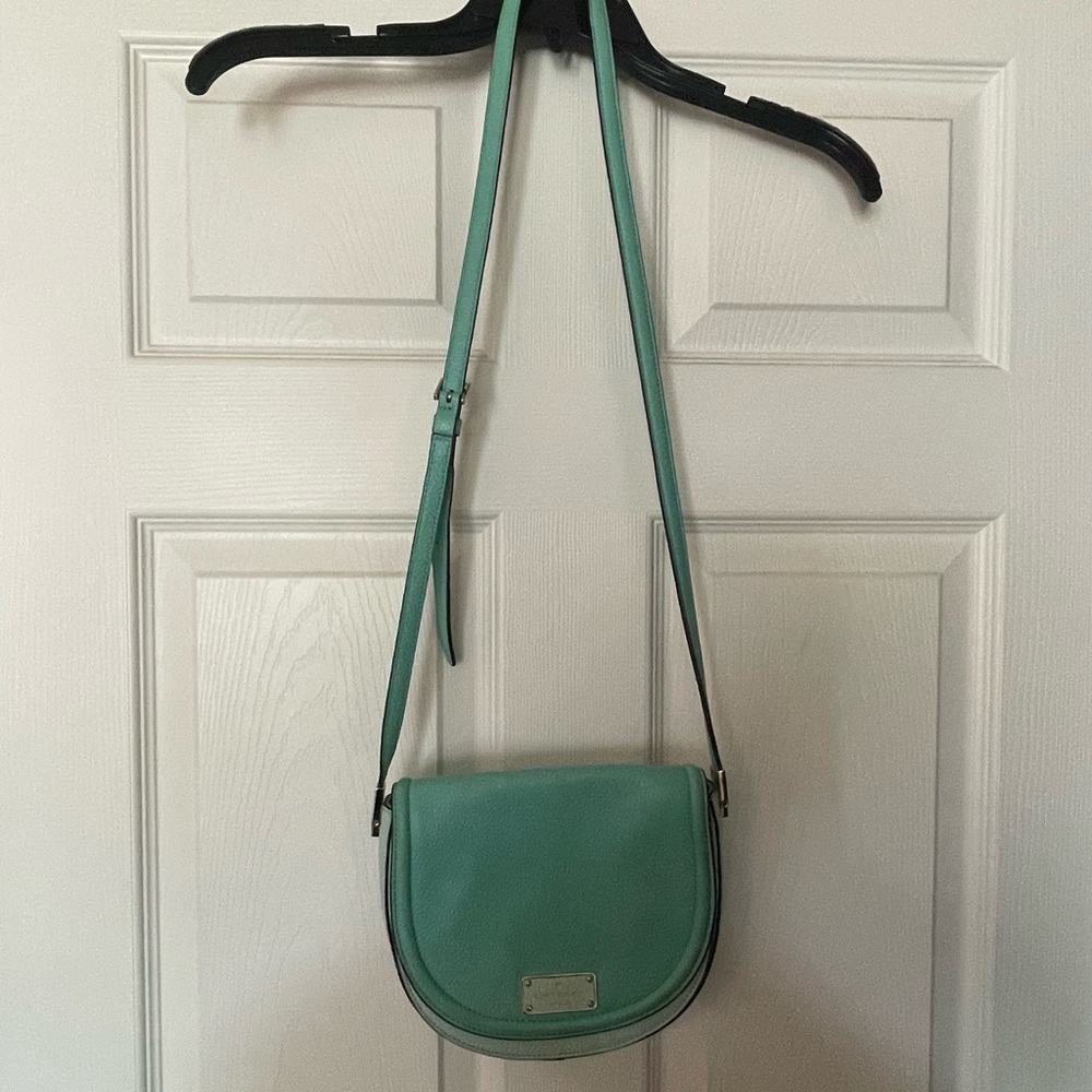 Mint Green/tiffany like blue Kate Spade Purse GUC